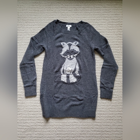 New✨ Thyme Maternity Raccoon Sweater - Picture 1 of 4